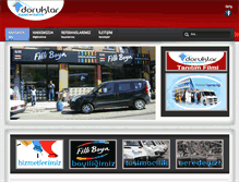 Tablet Screenshot of doruklarinsaat.com